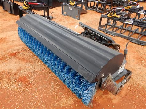 skid steer angle broom attachment for sale online|bobcat pickup broom attachment.